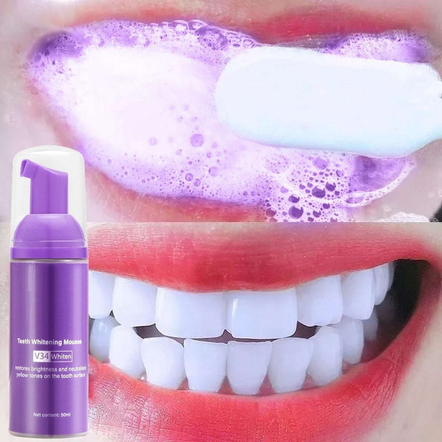 Oral Care Solution, Smoke Stain Removal, Teeth Mousse Cleaner - available at Sparq Mart