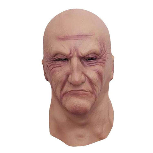 funny latex mask, Halloween headgear costume, old man disguise - available at Sparq Mart