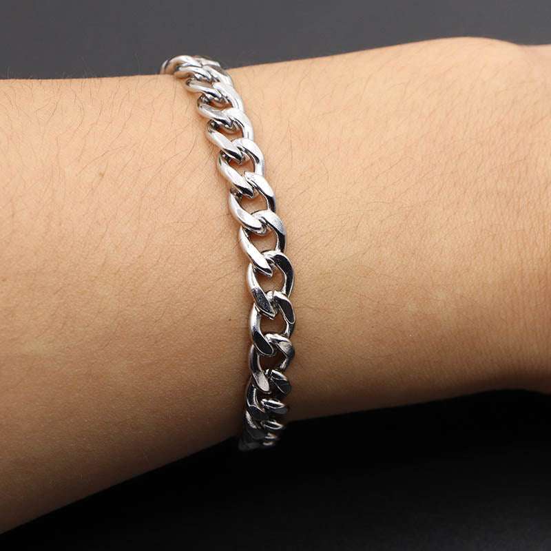 Affordable Elegance Jewelry, autopostr_pinterest_64088, Stainless Steel Bracelet, Unisex Chain Bracelet - available at Sparq Mart