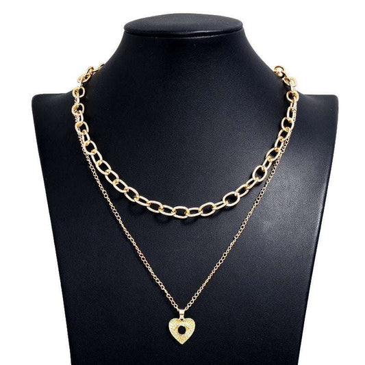 Alloy Clavicle Necklace, Electroplated Alloy Jewelry, Women's Fashion Necklace - available at Sparq Mart