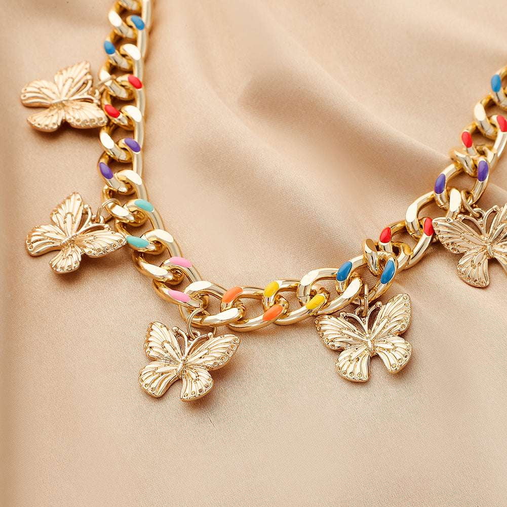 Butterfly Clavicle Necklace, Elegant Necklace Style, Fashion Pendant Accessory - available at Sparq Mart