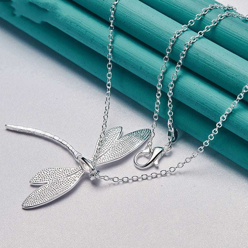 Dragonfly Necklace Pendant, Fashion Pendant Necklaces, Women's Dragonfly Jewelry - available at Sparq Mart