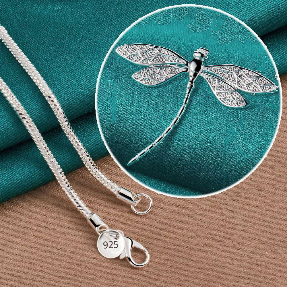 Dragonfly Necklace Pendant, Fashion Pendant Necklaces, Women's Dragonfly Jewelry - available at Sparq Mart