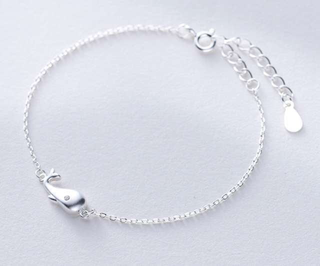 Korean Silver Jewelry, Sterling Silver Bracelet, Women's Birthday Gift - available at Sparq Mart