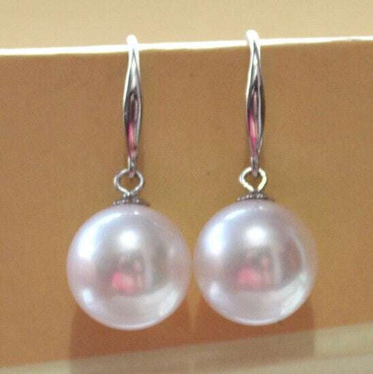 Freshwater Pearl Earrings, Luxury Pearl Jewelry, Silver Pearl Studs - available at Sparq Mart