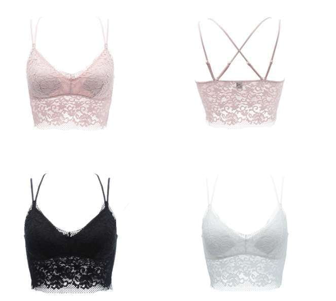 adjustable triangle bra, comfortable lace bralette, luxurious underwear online - available at Sparq Mart