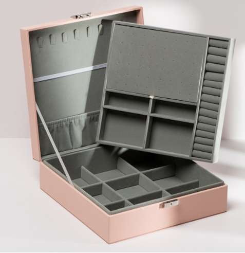 Leather Jewelry Storage, Luxury Accessory Case, Organizer Watch Box - available at Sparq Mart