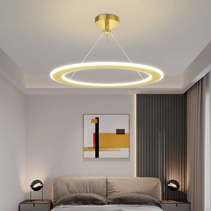 Circular Ceiling Light., LED Bedroom Chandelier, Modern Study Lighting - available at Sparq Mart