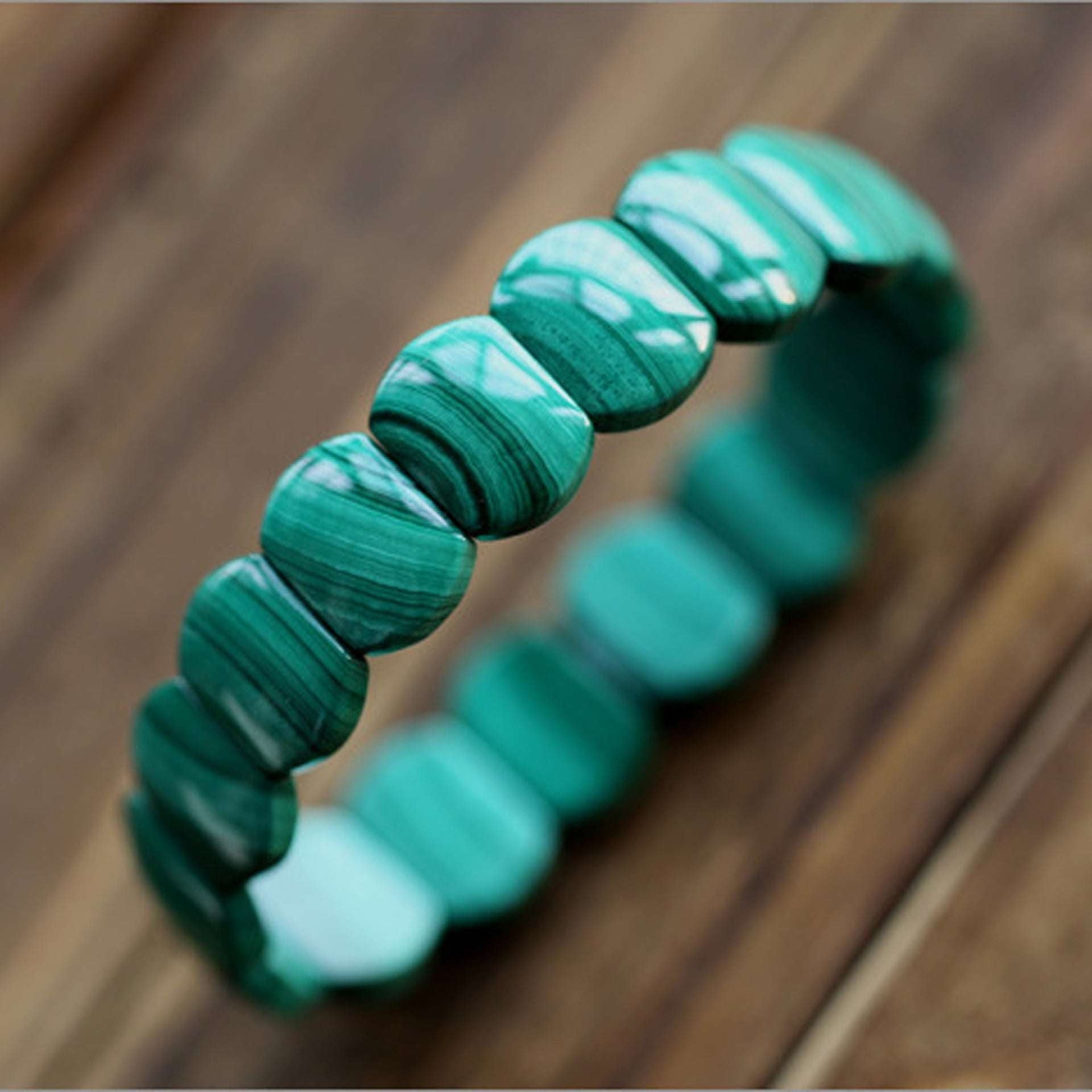 Genuine Malachite Bangle, Malachite Bracelet Women, Unique Malachite Jewelry - available at Sparq Mart