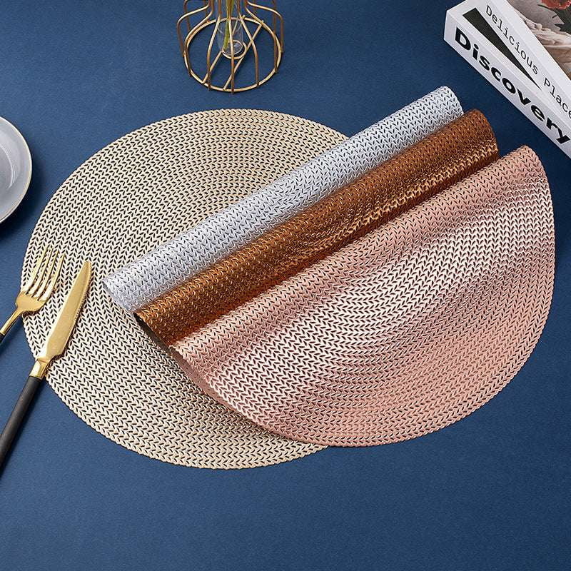 Decorative table mats, Insulated coaster set, Nordic PVC placemat - available at Sparq Mart