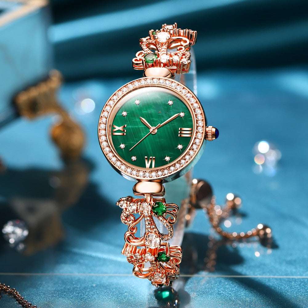 fashionable ladies timepiece, luxury waterproof watch, quartz bracelet watch - available at Sparq Mart