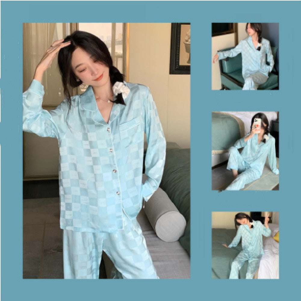 Comfortable Sleepwear Outfit, Luxury Pajama Collection, Silk Loungewear Set - available at Sparq Mart