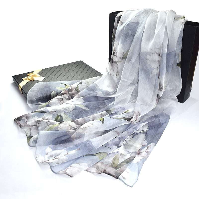 Silk Beach Shawl, Stylish Silk Shawls, Summer Sunscreen Scarf - available at Sparq Mart