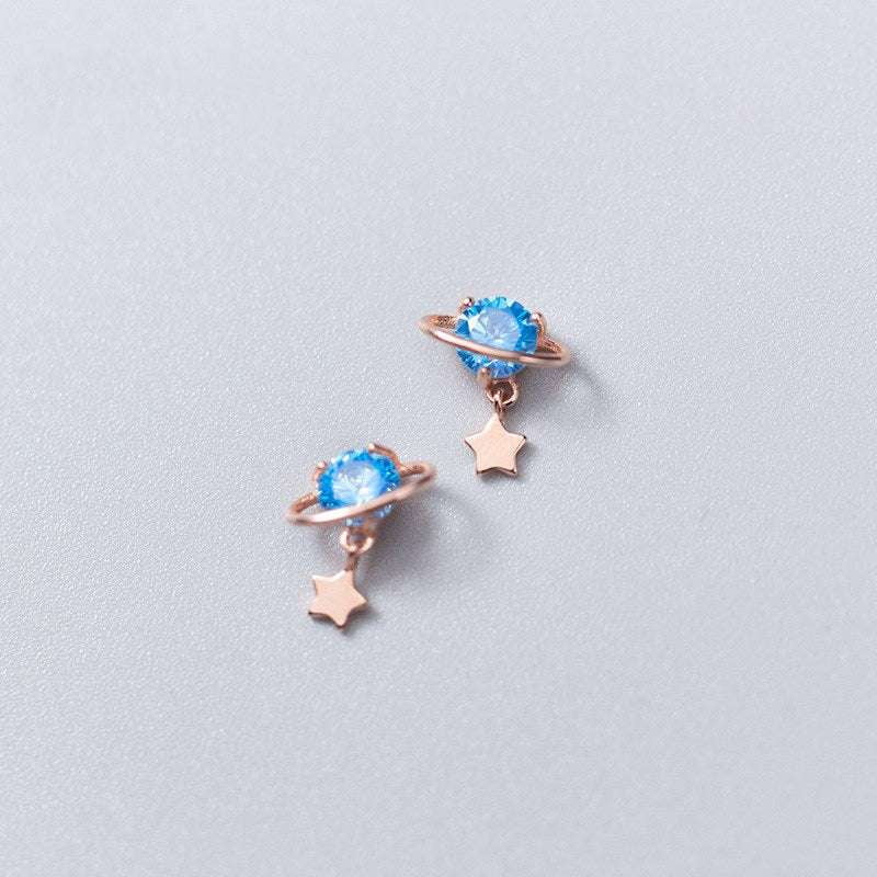 Fashionable Ear Jewelry, High-Quality Silver Earrings, Silver Ear Studs Women - available at Sparq Mart