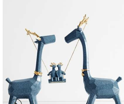 Decorative Deer Statues, Deer Family Decor, Enchanting Home Ornaments - available at Sparq Mart