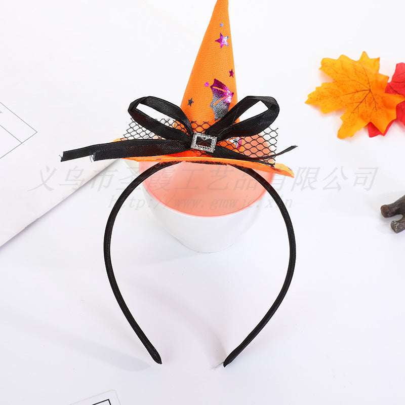 Festive Spiderweb Accessory, Halloween Witch Headband, Spooky Party Headgear - available at Sparq Mart