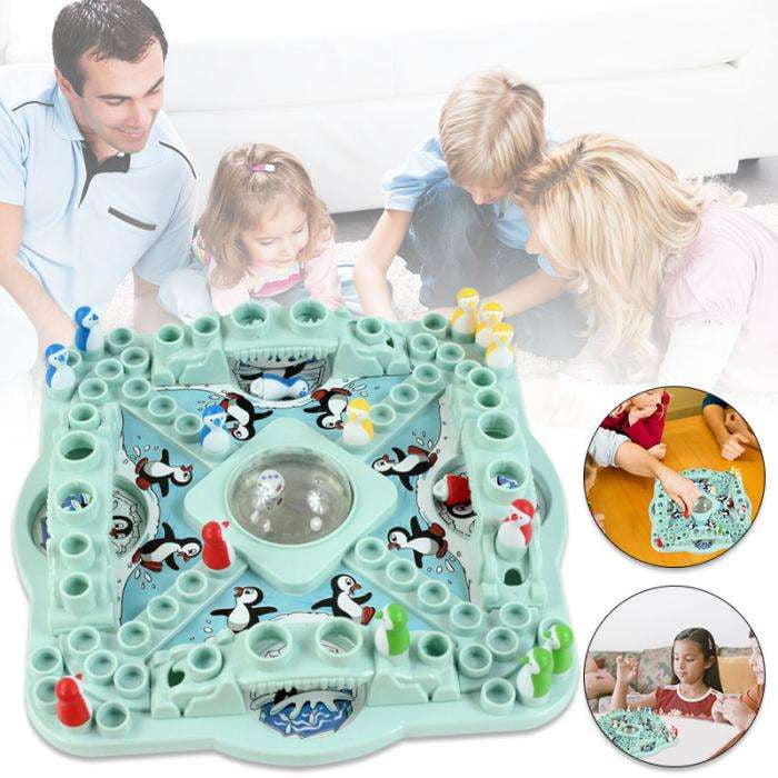 Family Puzzle Activity, Interactive Dice Game, Penguin Board Game - available at Sparq Mart