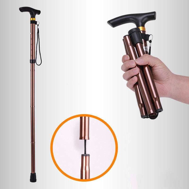 Aluminum Travel Crutches, Ergonomic Folding Crutches, Portable Crutch Solution - available at Sparq Mart