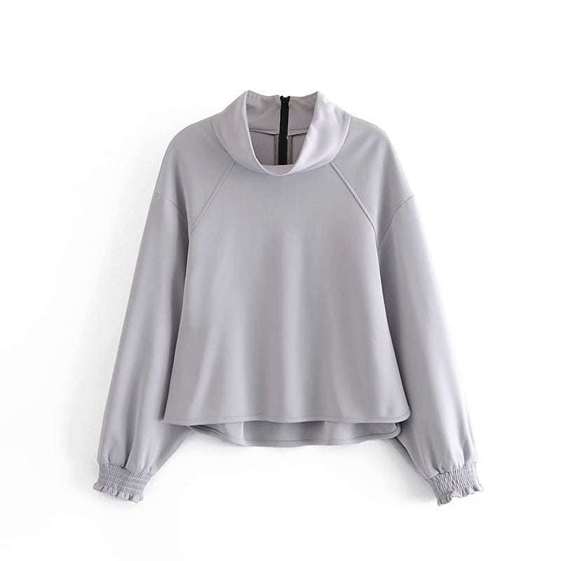 American Style Sweater, Casual Grey Sweatshirt, European Sweatshirt Casual - available at Sparq Mart