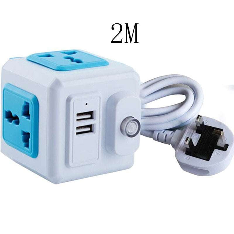 European power strip, power cube socket, terminal block - available at Sparq Mart