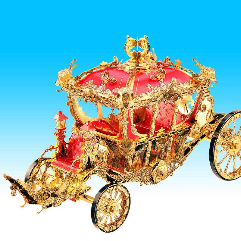 3D metal puzzle, Assembled model toy, Unique princess carriage - available at Sparq Mart