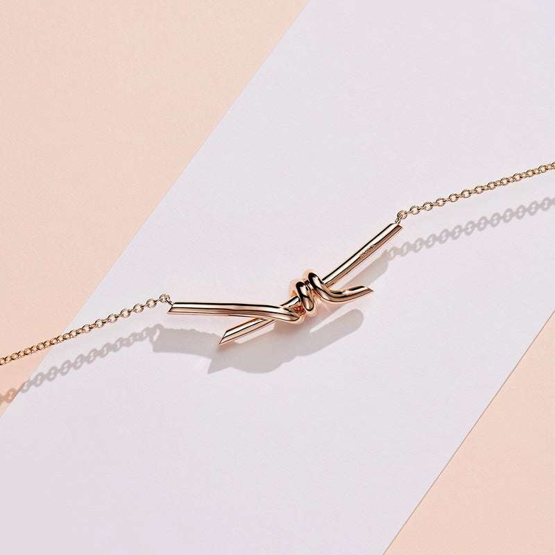 18K Rose Gold Cross, Diamond Necklace, Pink Diamond - available at Sparq Mart