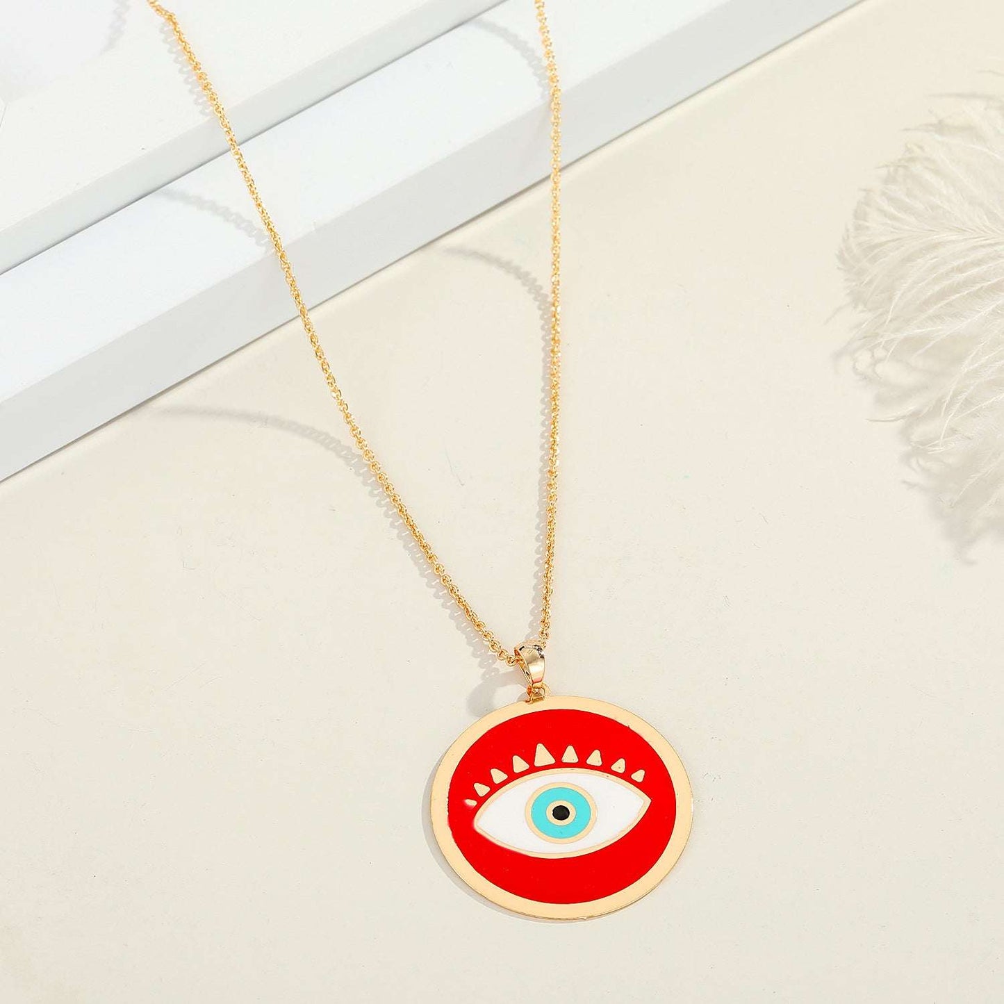 Demon Eye, Pendant Necklace, Personality Jewelry - available at Sparq Mart