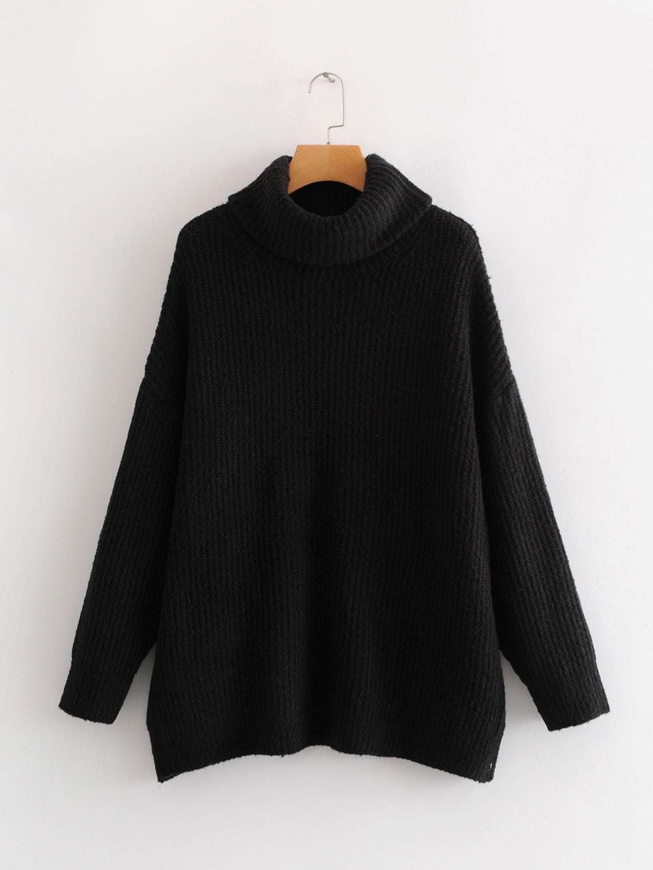 cozy knitwear, loose pullover sweater, trendy long sleeve sweater - available at Sparq Mart