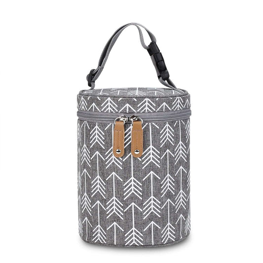 Insulated Stroller Bottle Holder, Portable Baby Bottle Bag, Stylish Bottle Insulator Tote - available at Sparq Mart