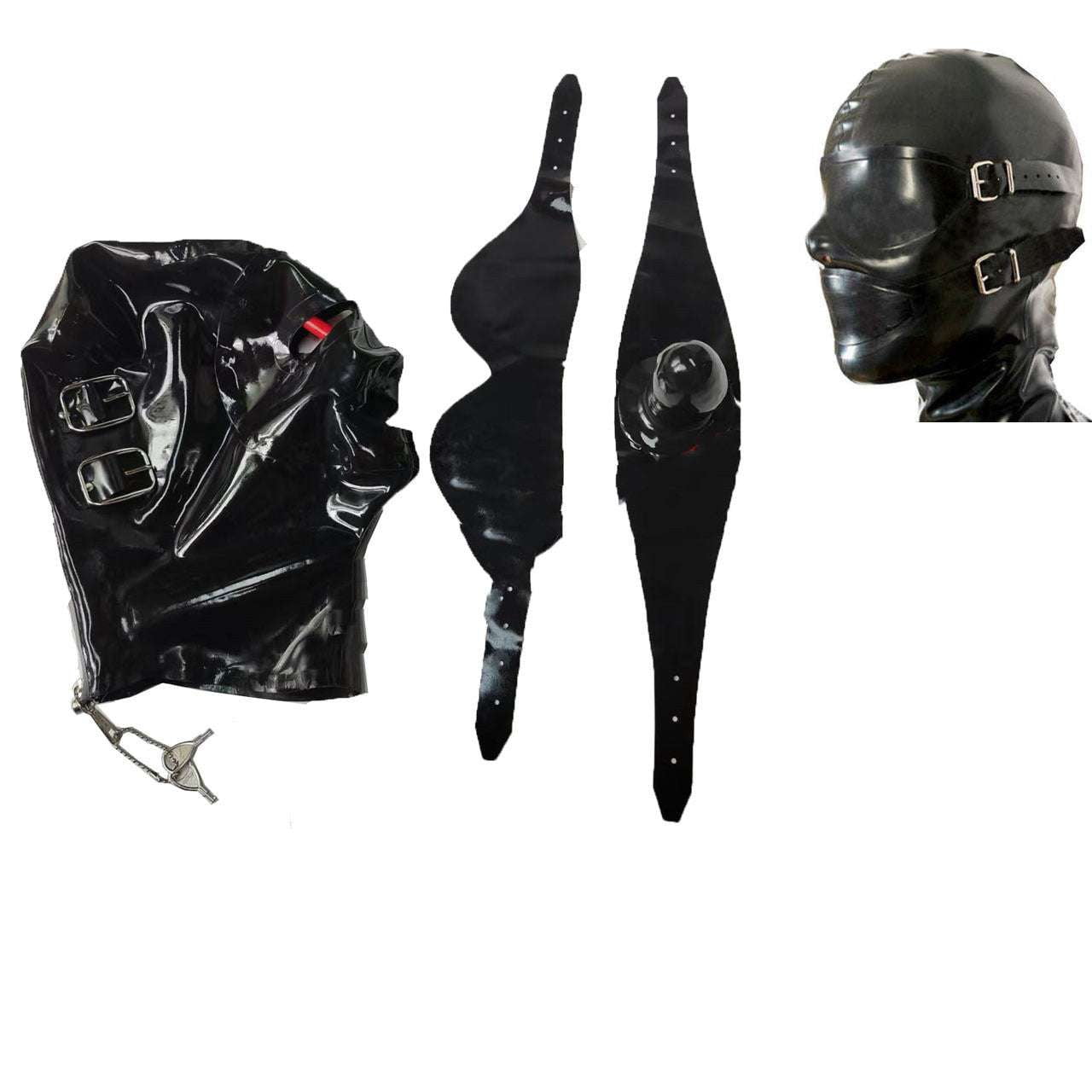 Breathable Nose Tube, Latex Head Gear, Unisex Style Accessory - available at Sparq Mart