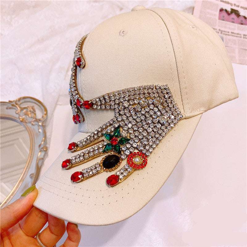 Stylish Rhinestone Hat, Women's Fashion Hat - available at Sparq Mart