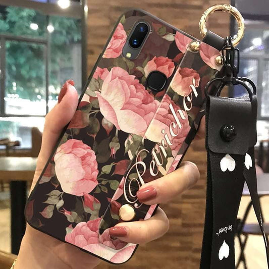 Fashion Phone Protector, Shockproof Floral Cover, VIVO X21i Case - available at Sparq Mart