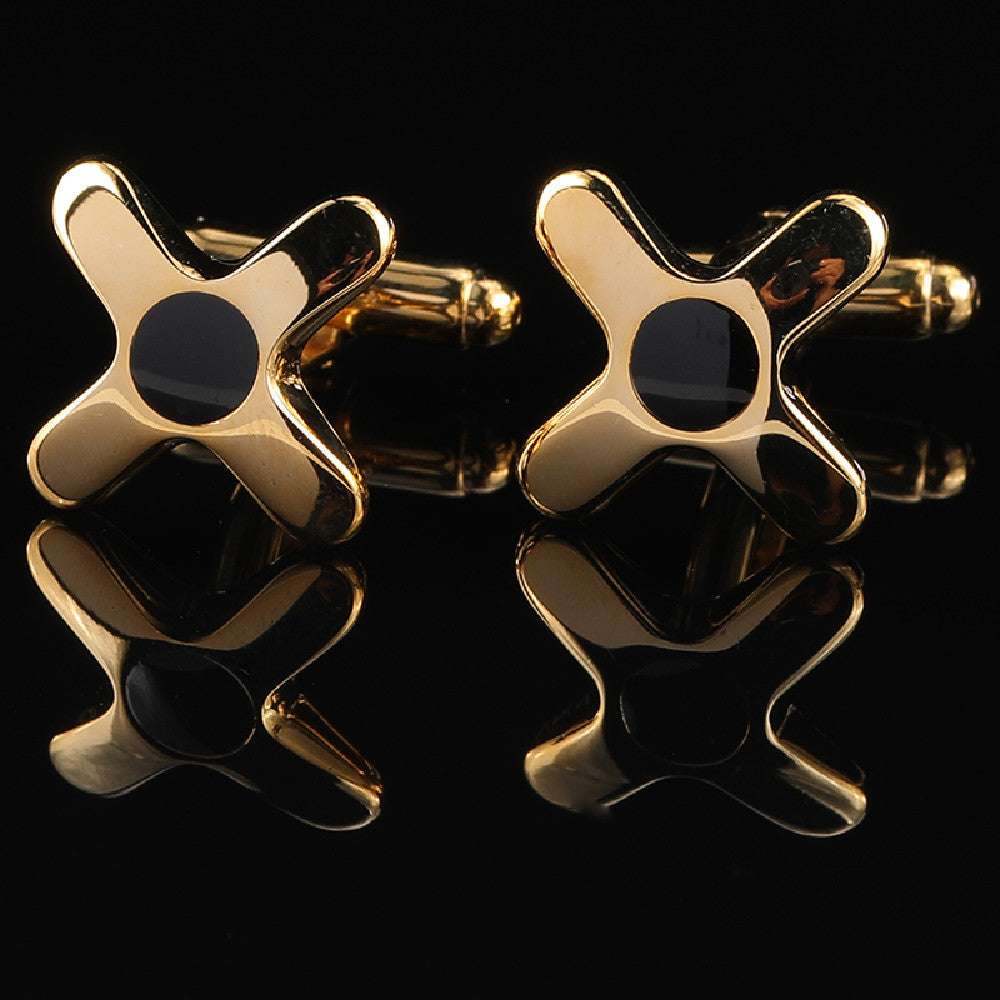 French cufflinks, gold ocean star cufflinks, unique accessories - available at Sparq Mart