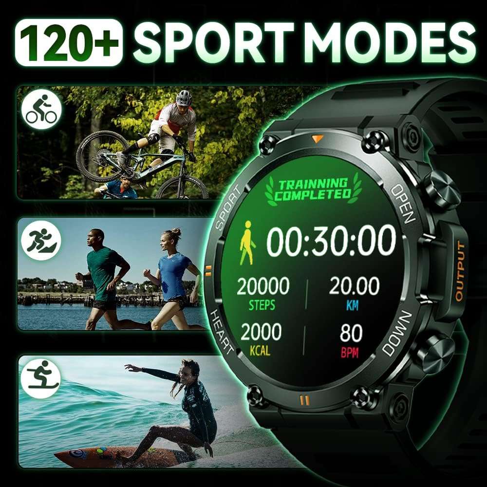 Fitness Smartwatch GaWear, Health Monitoring Watch, Sports Mode Variety - available at Sparq Mart
