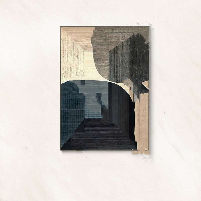 dark still life, frameless art poster, geometric canvas art - available at Sparq Mart