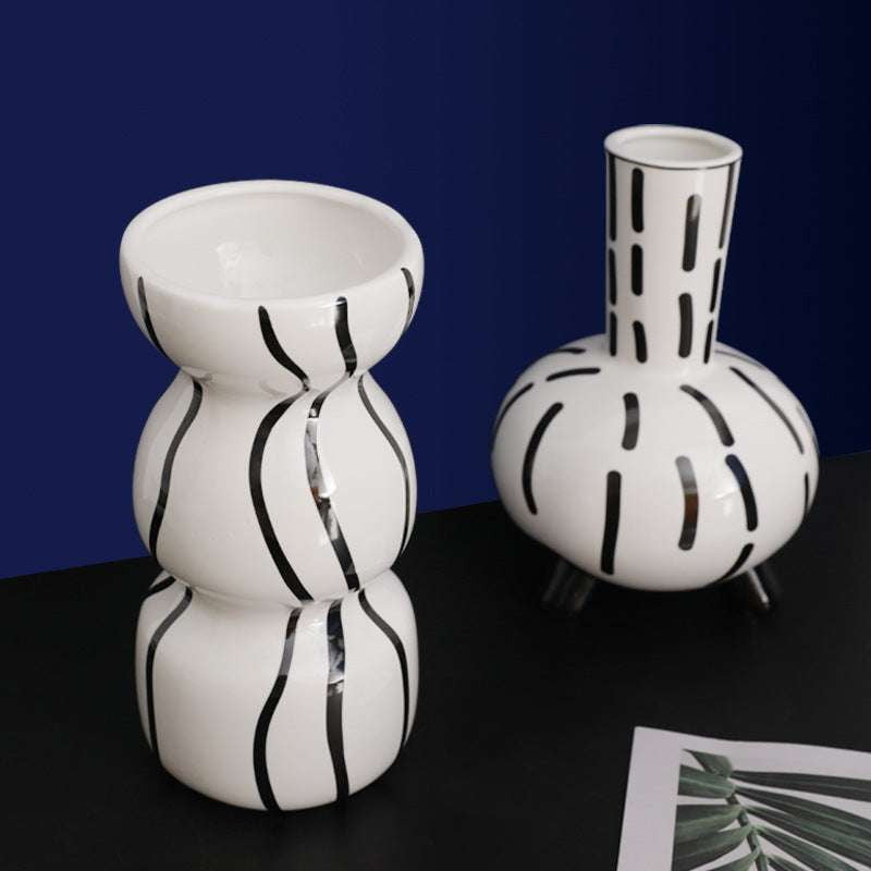 Creative Vase Designs, Minimalist Vase Decor, Nordic Ceramic Vase - available at Sparq Mart