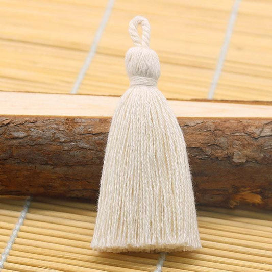 DIY Custom Tassel, Handmade Cotton Tassel, Small Tassel Accessories - available at Sparq Mart