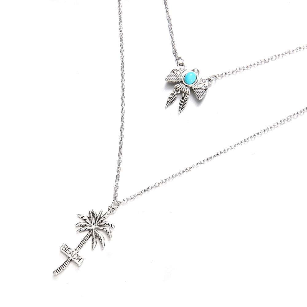 Beach Turquoise Necklace, Hawaiian Jewelry Series, Micro-Mosaic Necklaces - available at Sparq Mart
