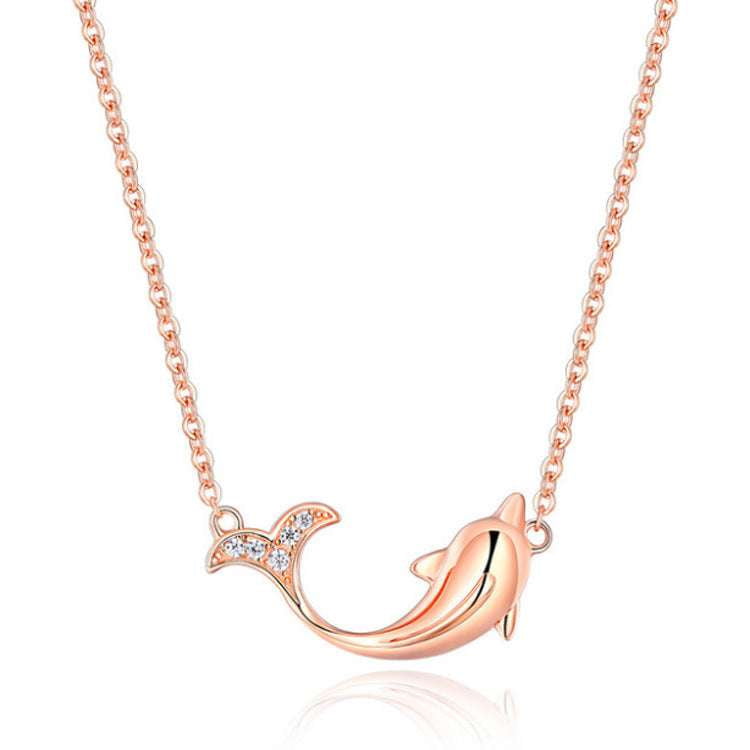 Elegant Silver Necklace, Feminine Clavicle Necklace, Heart Charm Pendant - available at Sparq Mart