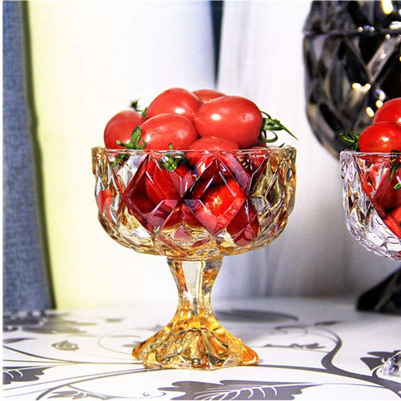 Clear Crystal Glass, Creative Goblet, Transparent Glass - available at Sparq Mart