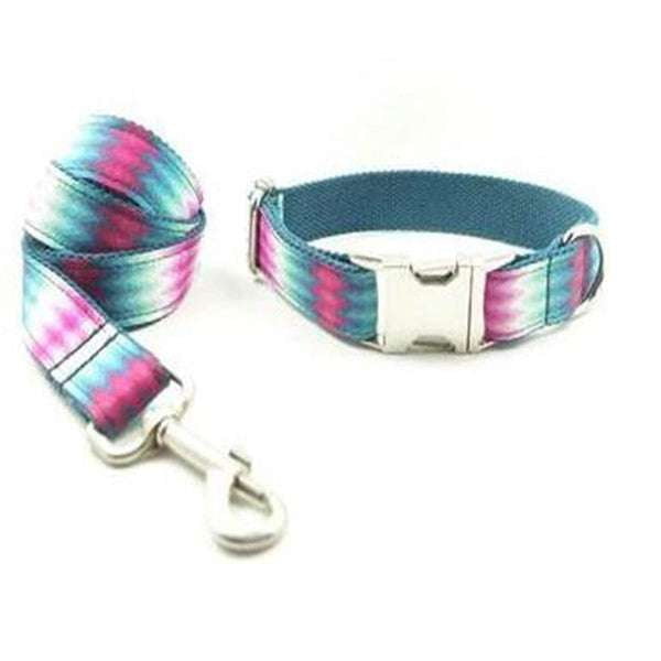 Dog collar set, high-quality dog collar, pattern ribbon collar - available at Sparq Mart