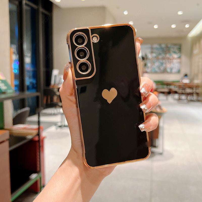 Electroplating phone case, High-quality phone case, Love phone case - available at Sparq Mart