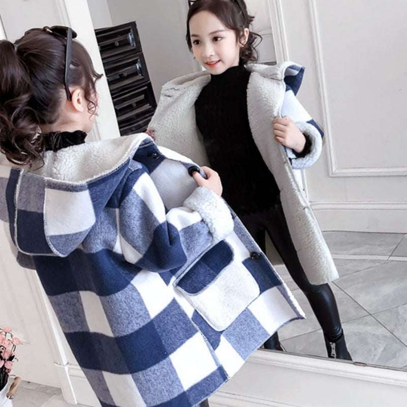 children's clothing, Girls winter overcoat, high-quality winter clothes - available at Sparq Mart