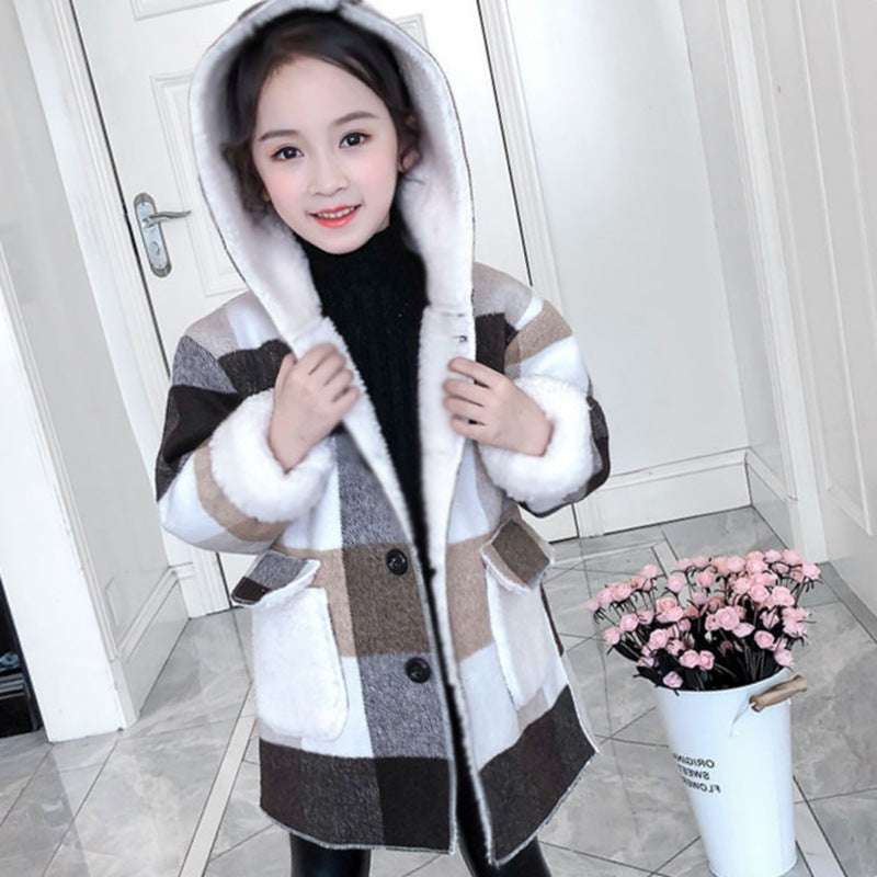 children's clothing, Girls winter overcoat, high-quality winter clothes - available at Sparq Mart