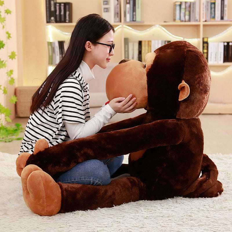 110cm gorilla, brown plush toy, wholesale gorilla doll - available at Sparq Mart