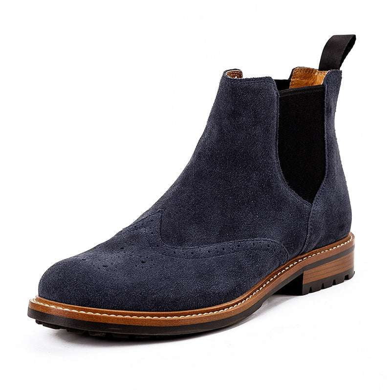 British style boots, Handmade leather boots, Men's ankle boots - available at Sparq Mart