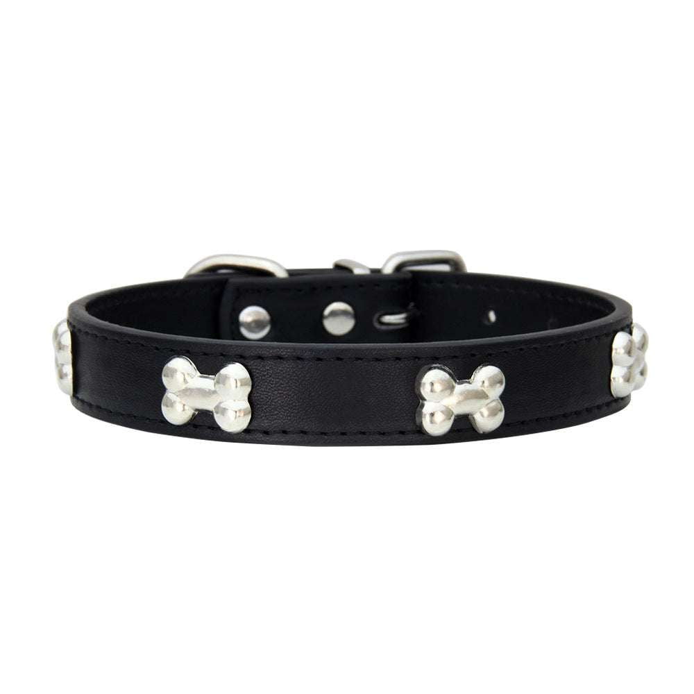 Durable Puppy Collar, Leather Dog Leash, Pet Leash Accessories - available at Sparq Mart