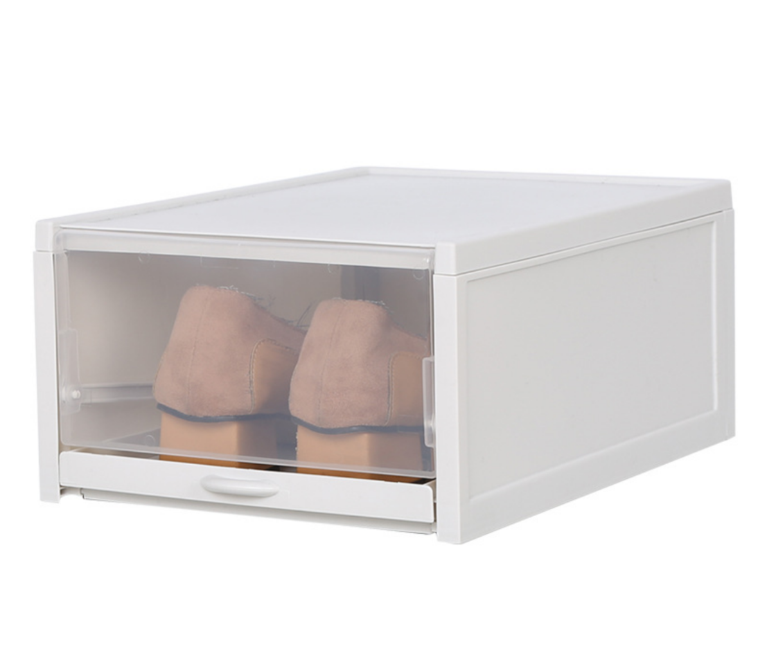 efficient shoe storage, high-quality storage, push-pull shoe box - available at Sparq Mart