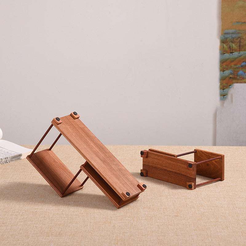 Kung Fu Tea Storage, Small Tea Set Rack, Solid Wood Tea Shelf - available at Sparq Mart