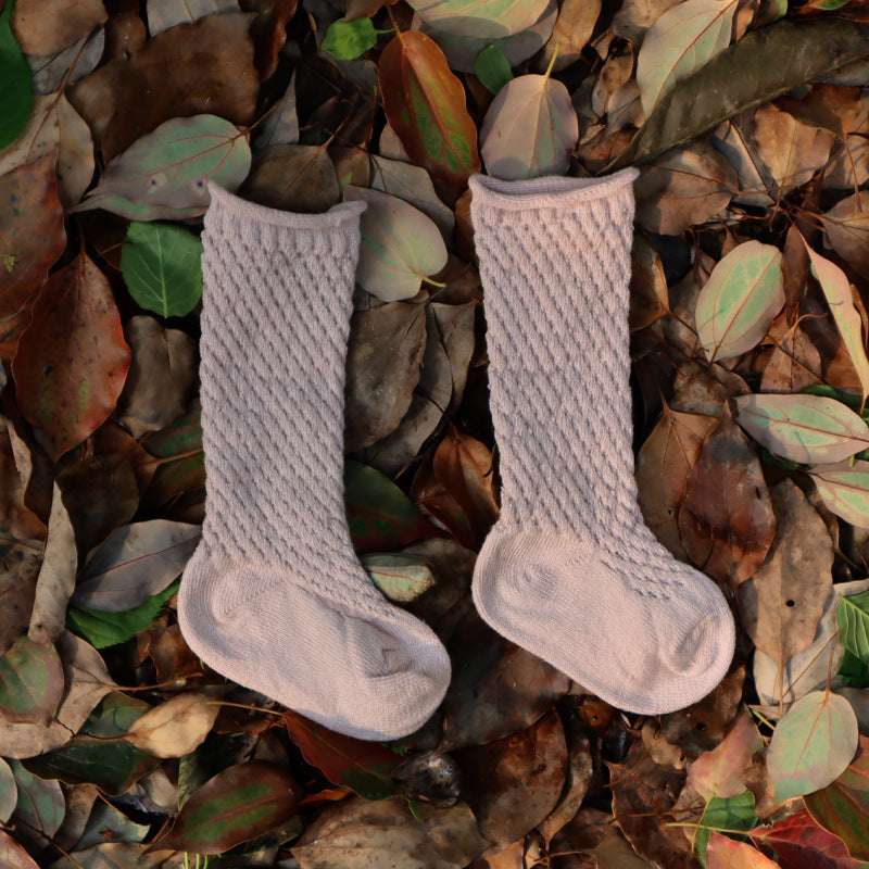 Heavy Work Knot Stockings, Hollow Loose Mouth Socks, Spanish Mesh Socks - available at Sparq Mart